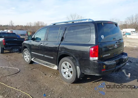 2013 Nissan Armada Platinum z USA, uszkodzony, nr VIN 5N1AA0NE3DN605575